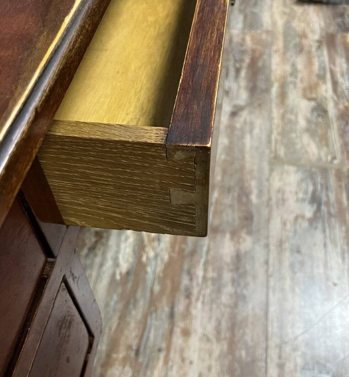 Empire style double-sided mahogany minister's desk circa 1900