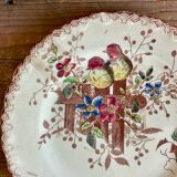 2 small Terre de fer “birds” plates