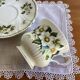 Tasse et sous tasse porcelaine fine anglaise - vintage