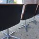Cognac leather armchair by Delta 2000 for Wilkhahn, Germany, 1960s