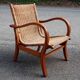 Bauhaus armchair Erich Dieckmann in beech and wicker