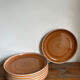 6 assiettes plates en grès