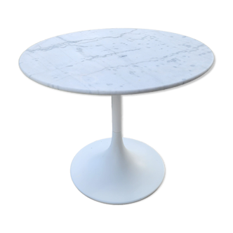 Tulip table Carrara marble 1970