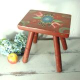 Wooden stool, vintage