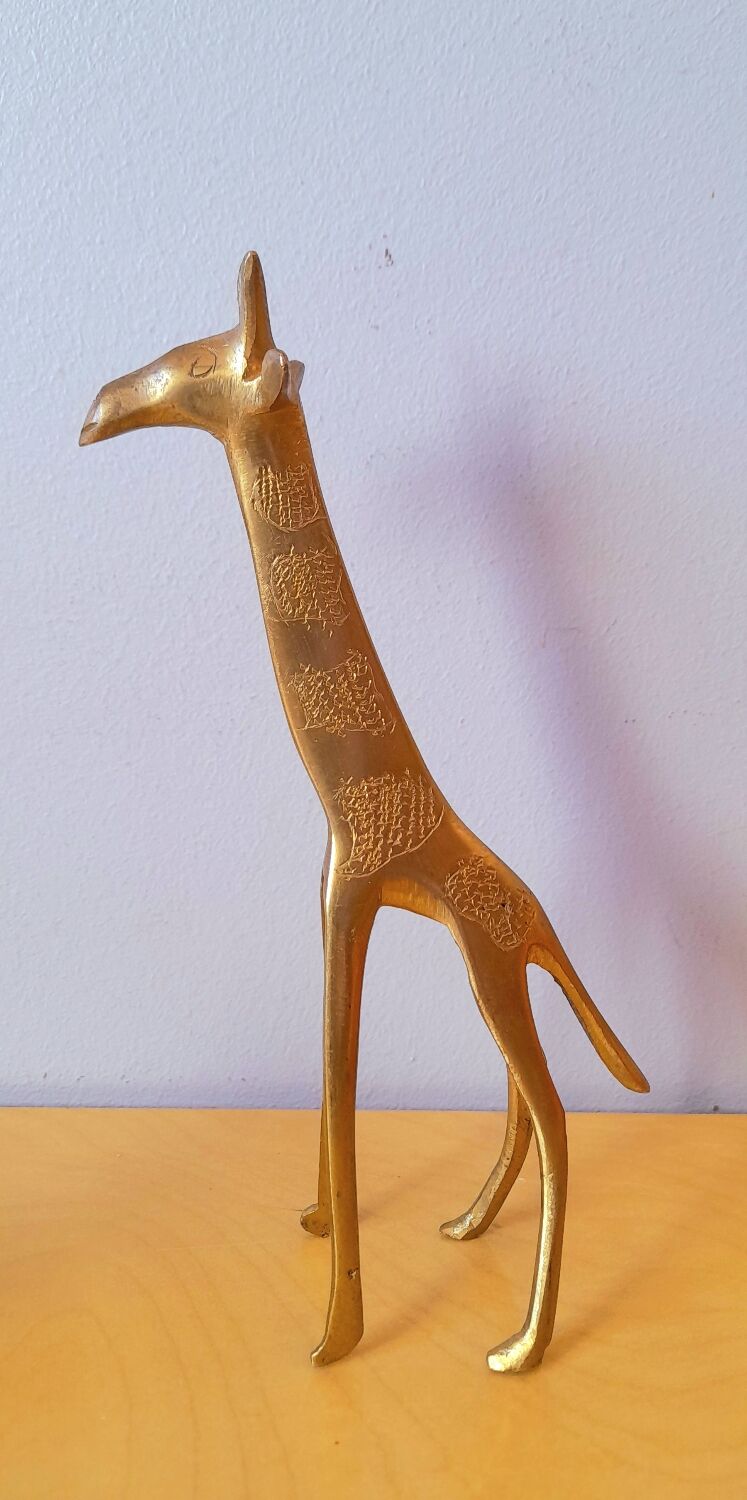 Brass savannah animals 70s