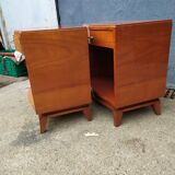 Pair of vintage bedsides