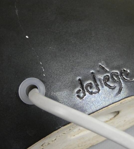 Horus Lamp - Georges Deliège signed ceramic - Art Deco style (circa 1970)