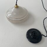 Lot 3 old glass suspensions from vintage clichy