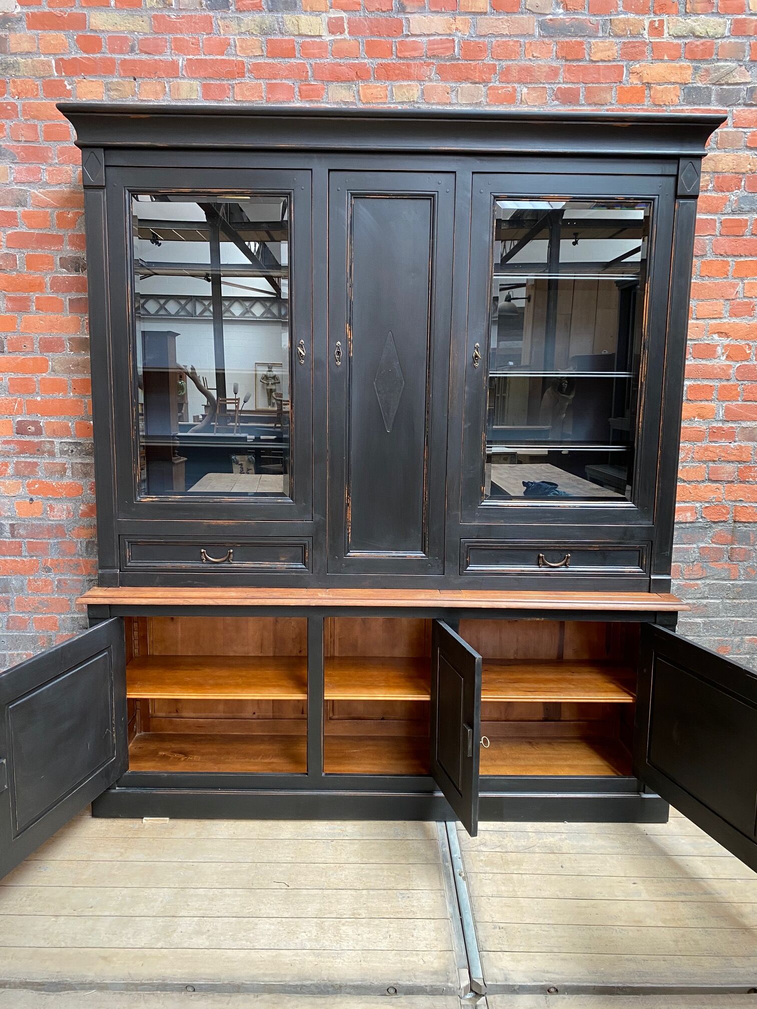 Patinated cherry furniture