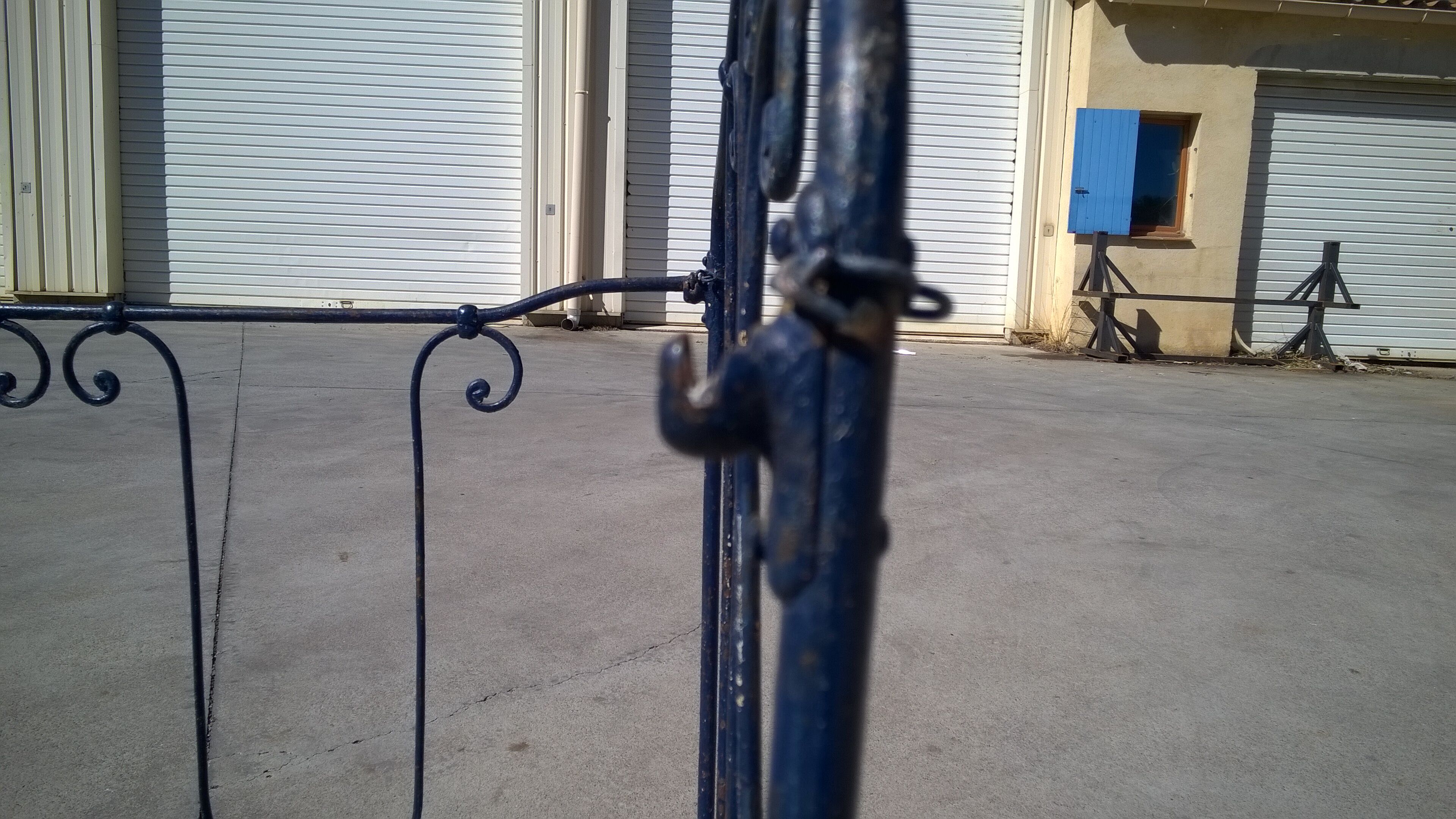 Napoleon III wrought iron folding bed