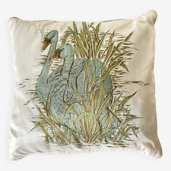 Swan cushion from the 70s and 80s