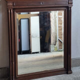 Mirror trumeau, wood, vintage, henri ii