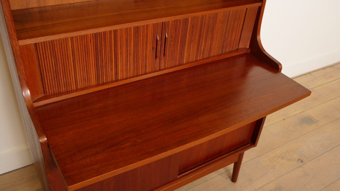 Vintage library | Secretary | Teak | Johannes Sorth