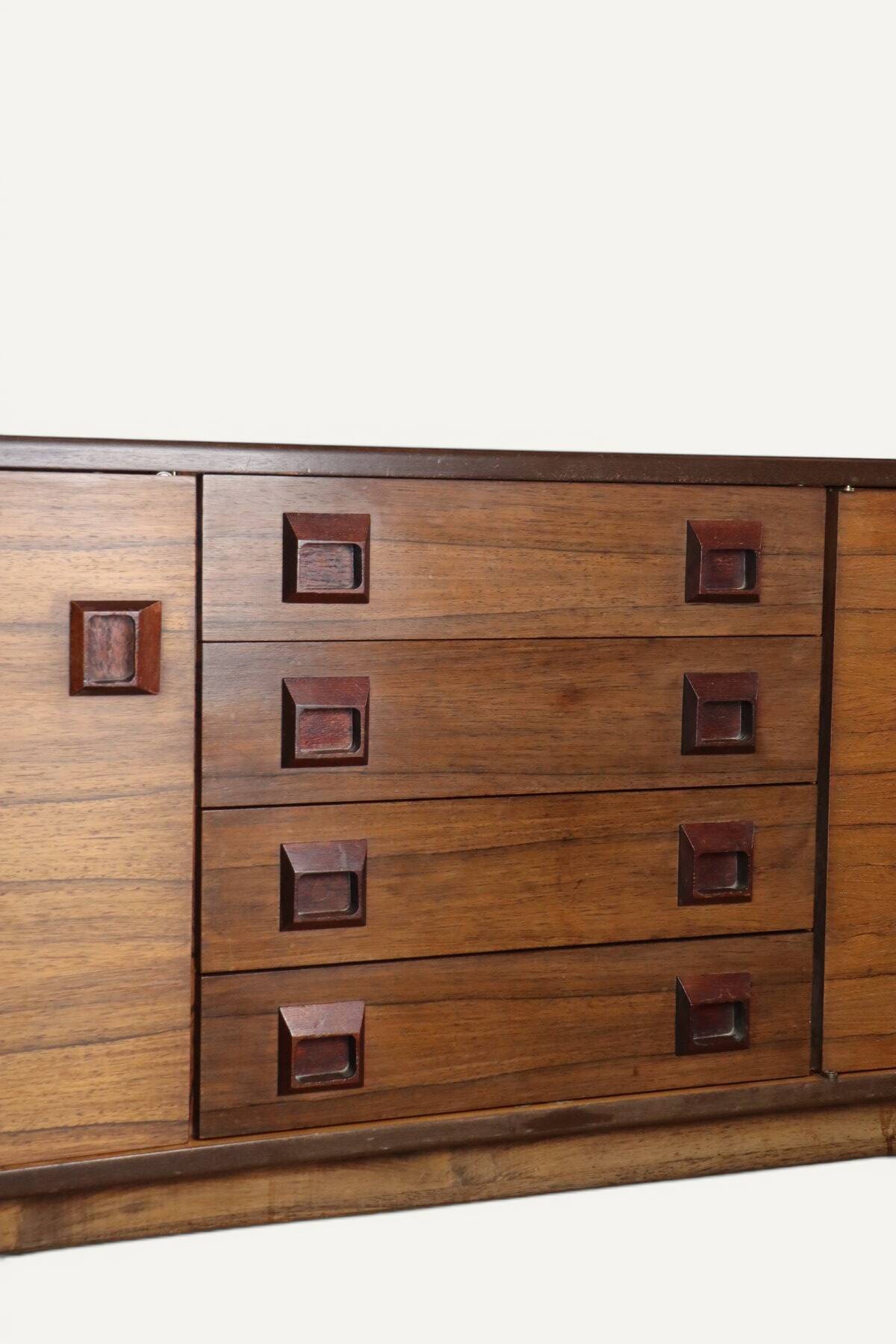 Scandinavian enfilade in rosewood – 1960s