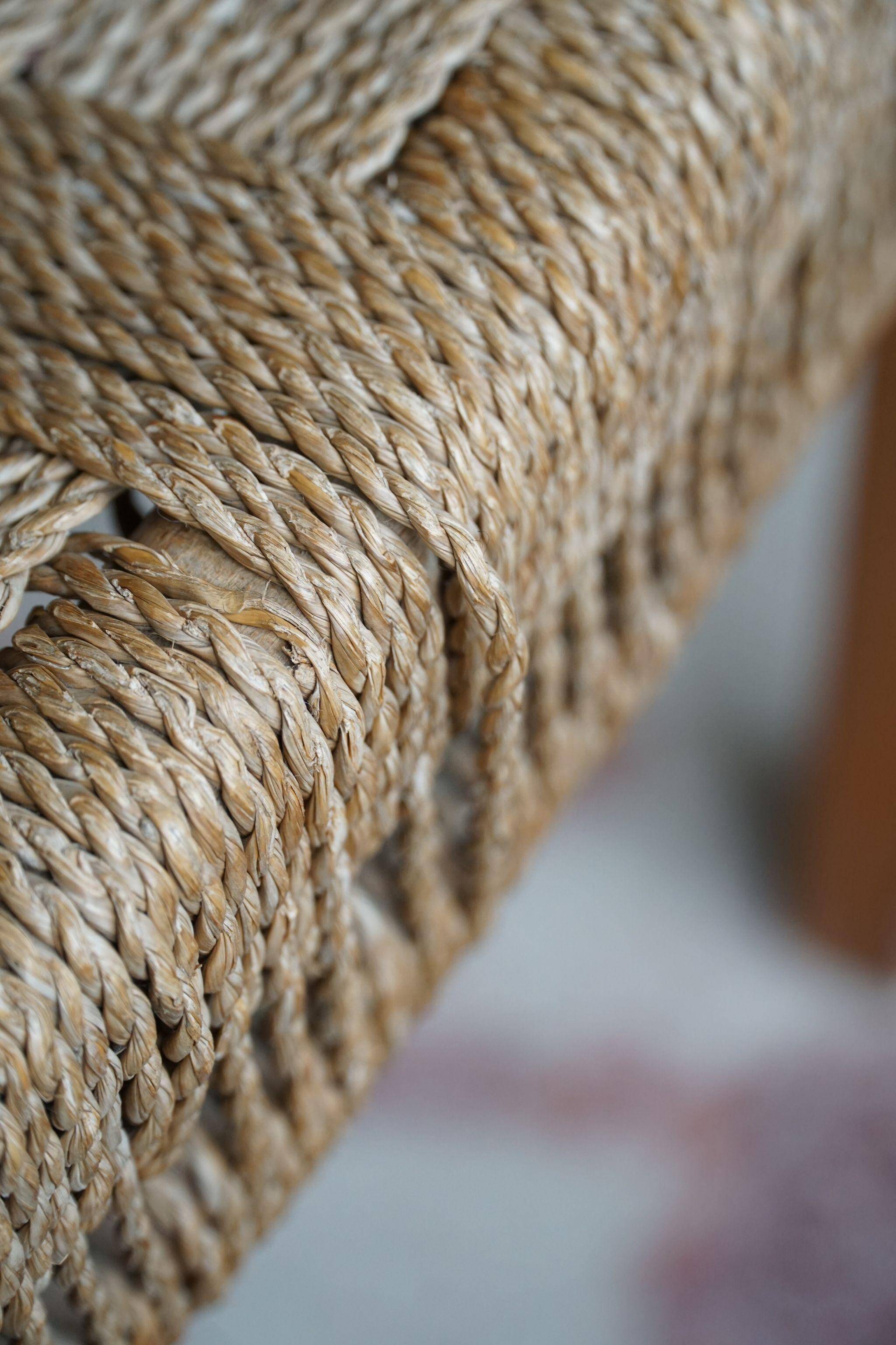 Modern Danish lounge chair in beech and paper cord, in the style of Frits Schlegel.