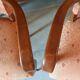 2 fauteuils bridge saumon