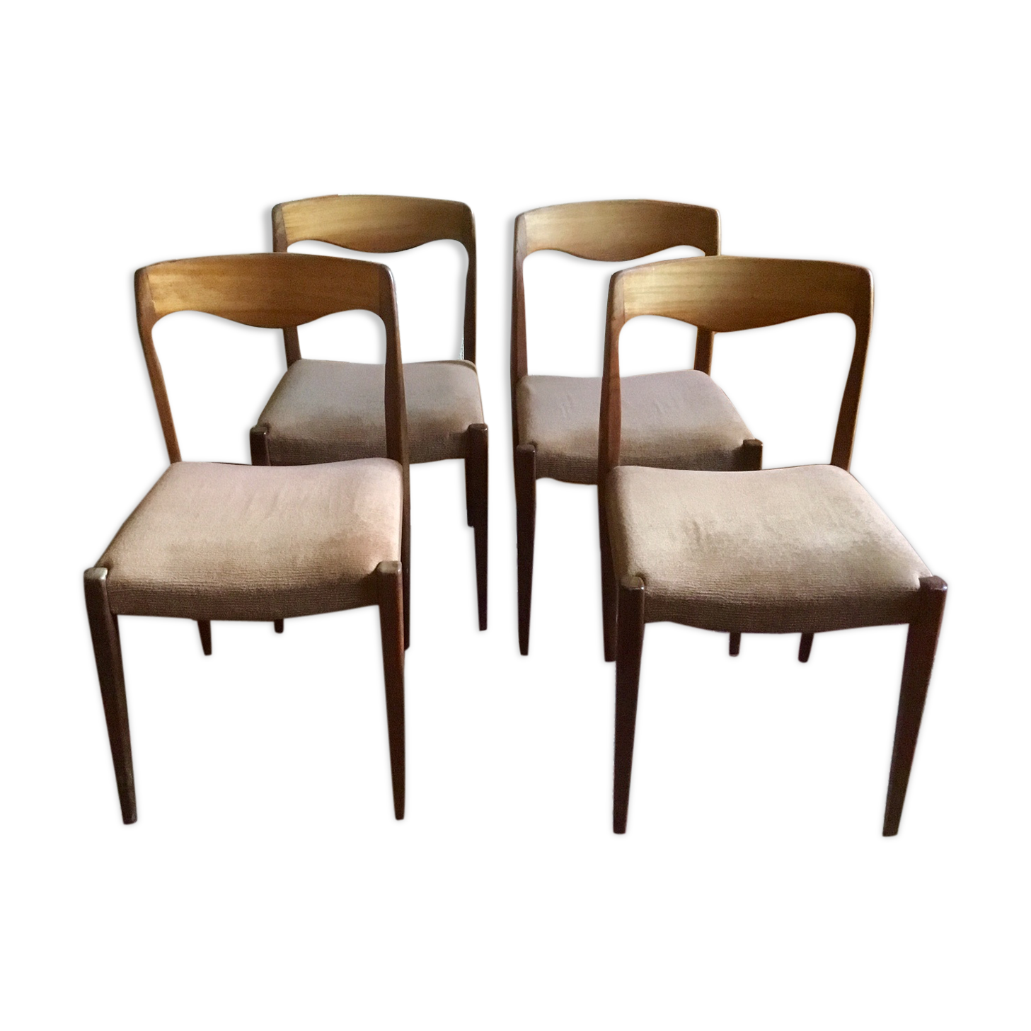 Set fo four chairs Niels Otto Moller