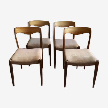 Set fo four chairs Niels Otto Moller