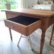 Vintage solid wood desk with extensions.