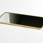 Large heavy long Mid Century brass wall mirror by Münchner Zierspiegel