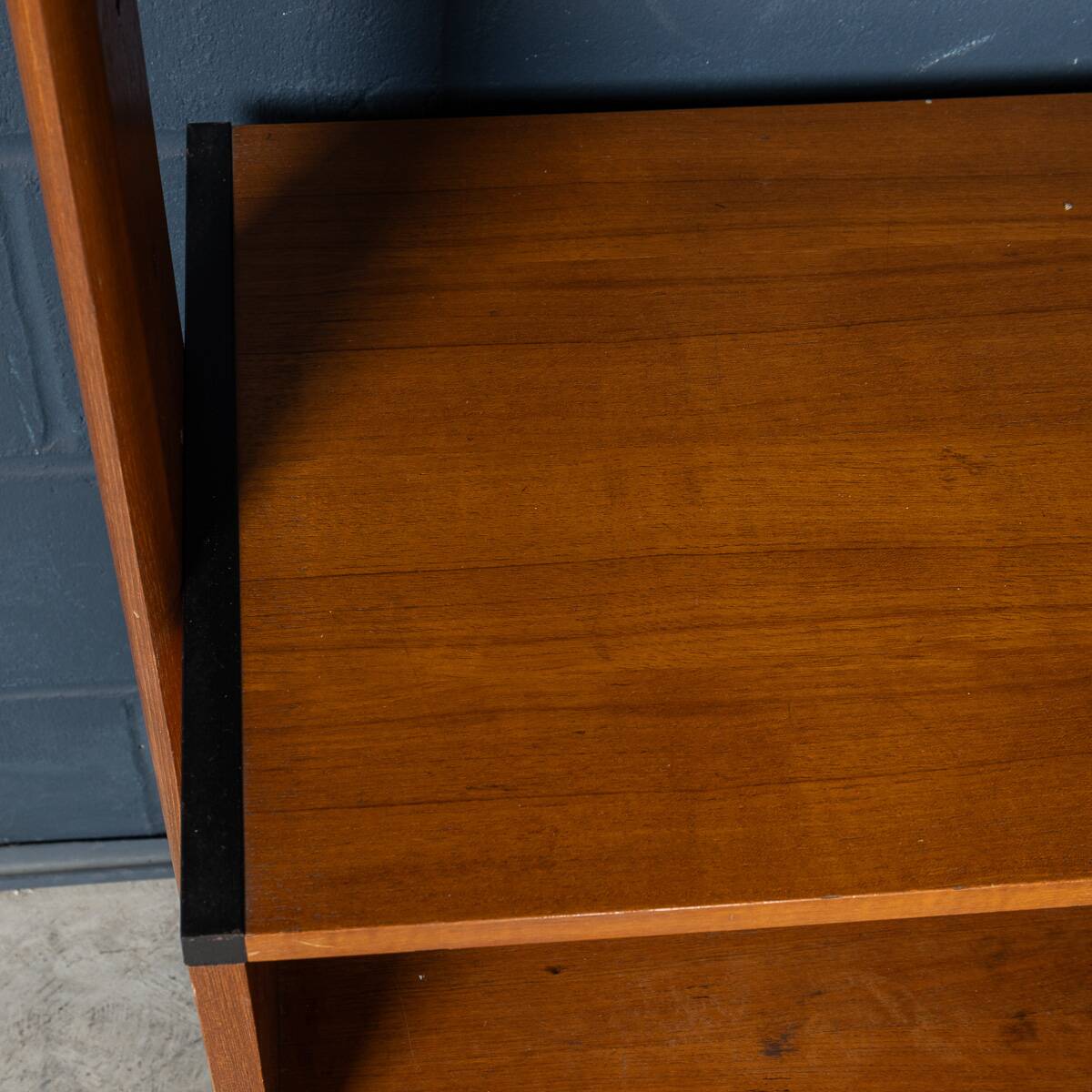 Vintage 20thc italian modular teak wall cabinet c.1960