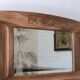 Vintage solid wood sideboard / serving trolley, Art Deco style