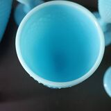 Turquoise Opaline Flutes