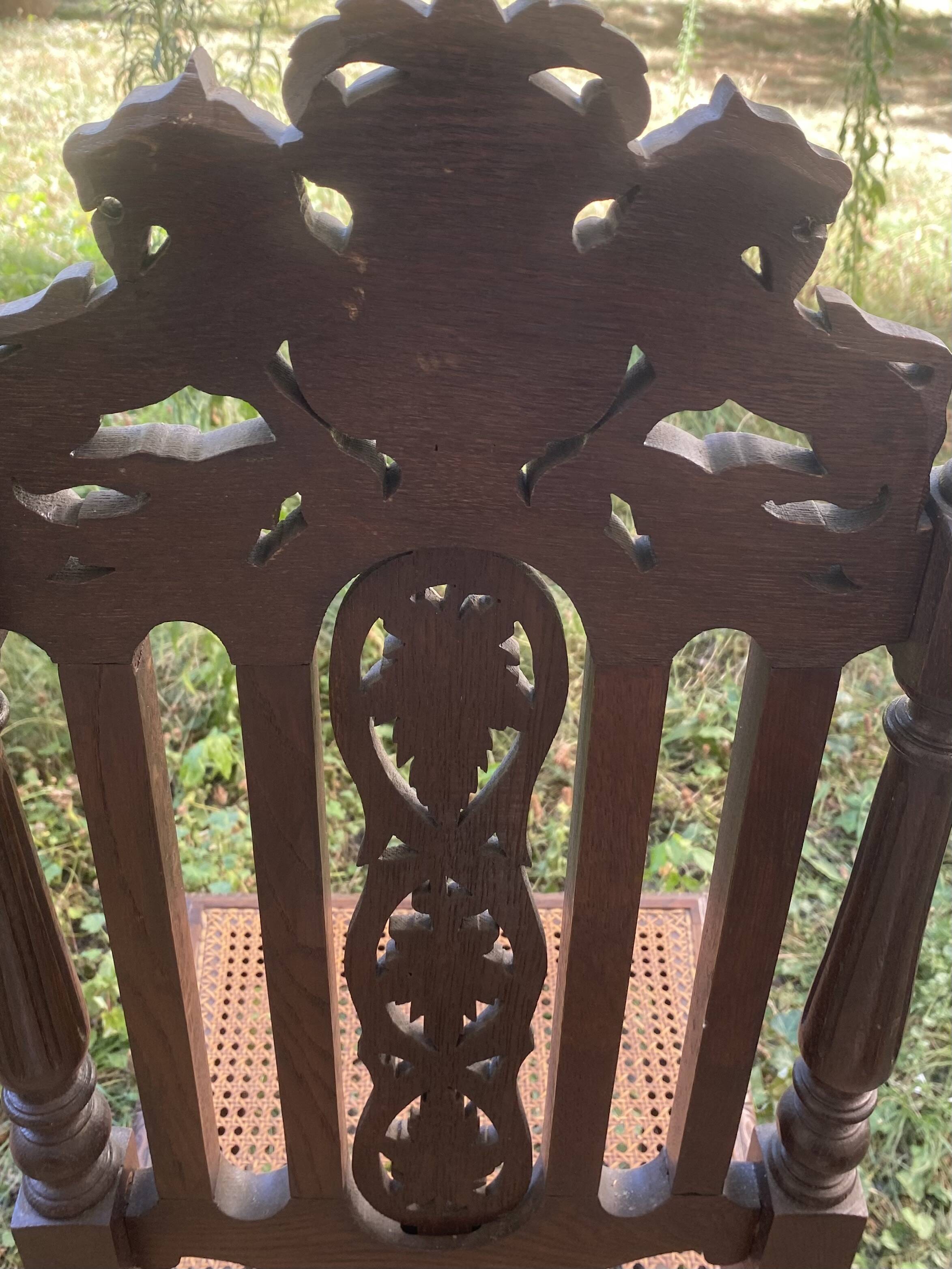 Antique chairs in the Henri II style