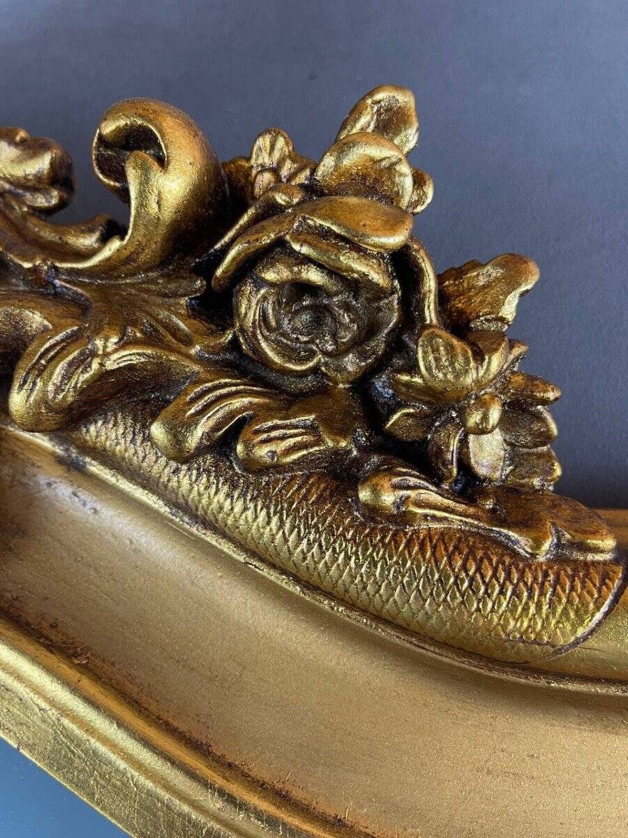 Napoleon III Gilded Mirror, 19th Century