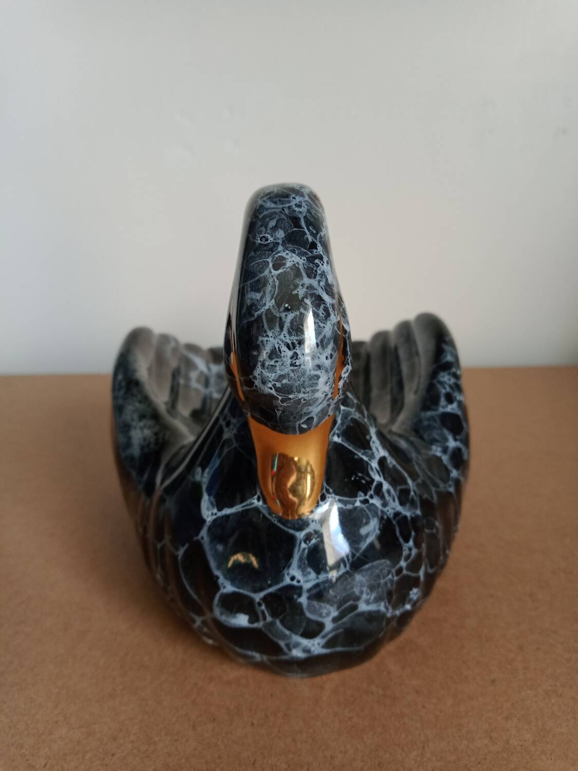 Vintage zoomorphic swan soap dish