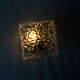 Small wall light ceiling light square glass minimalist porthole LAMP-7316