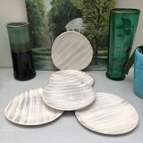 Assiettes Niderviller Voile