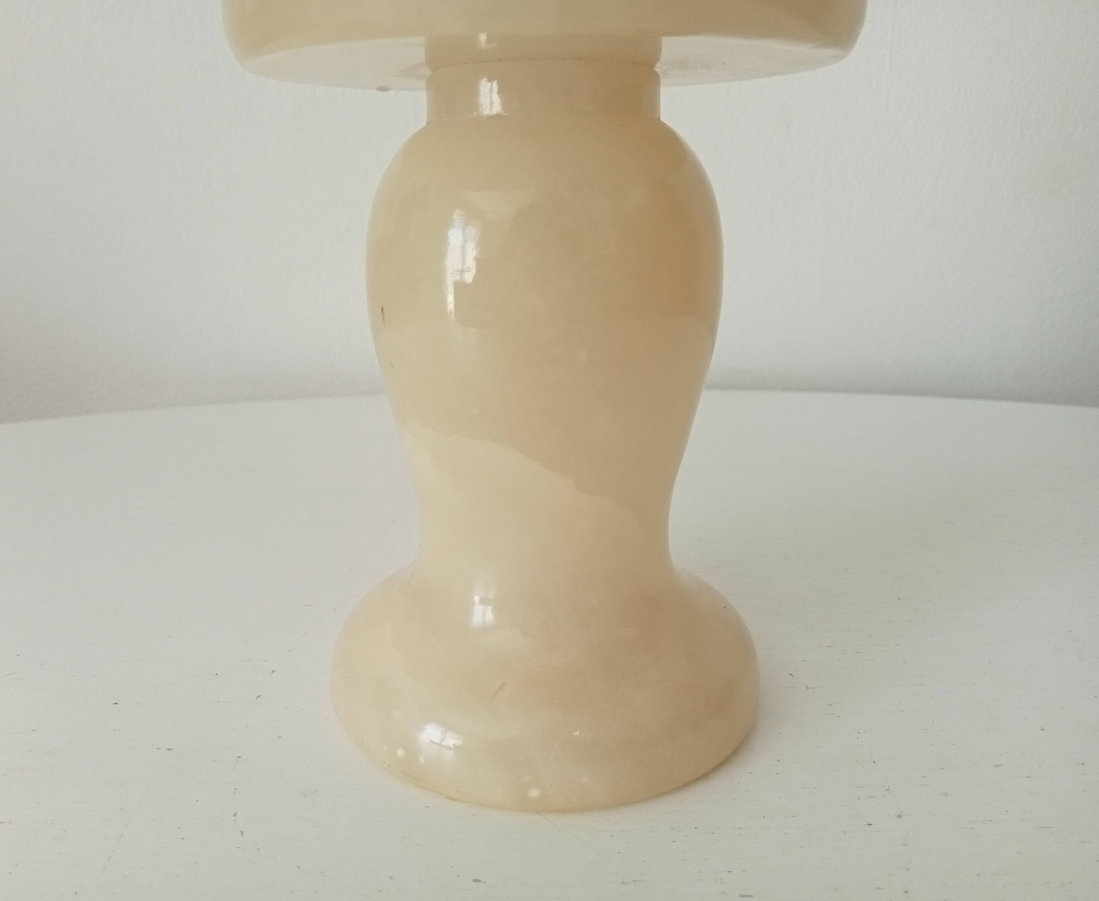 Italian marble table lamp 60s/70s