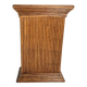 Gabriella Crespi style pencil reed planter stand, 1970s