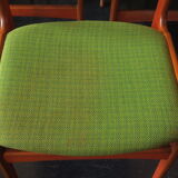 Set of 10 danish teak dining chairs by Erik Buch, 1960