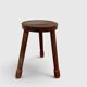 Tabouret tripode en bois massif  Années 50/60