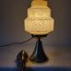 Art Deco glass skyscraper lamp from Clichy