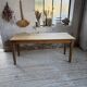 Table de ferme en pin et chêne