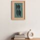 Peinture sur papier ancien signée eawy