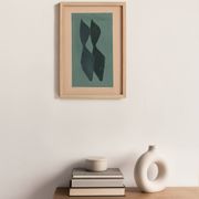Peinture sur papier ancien signée eawy