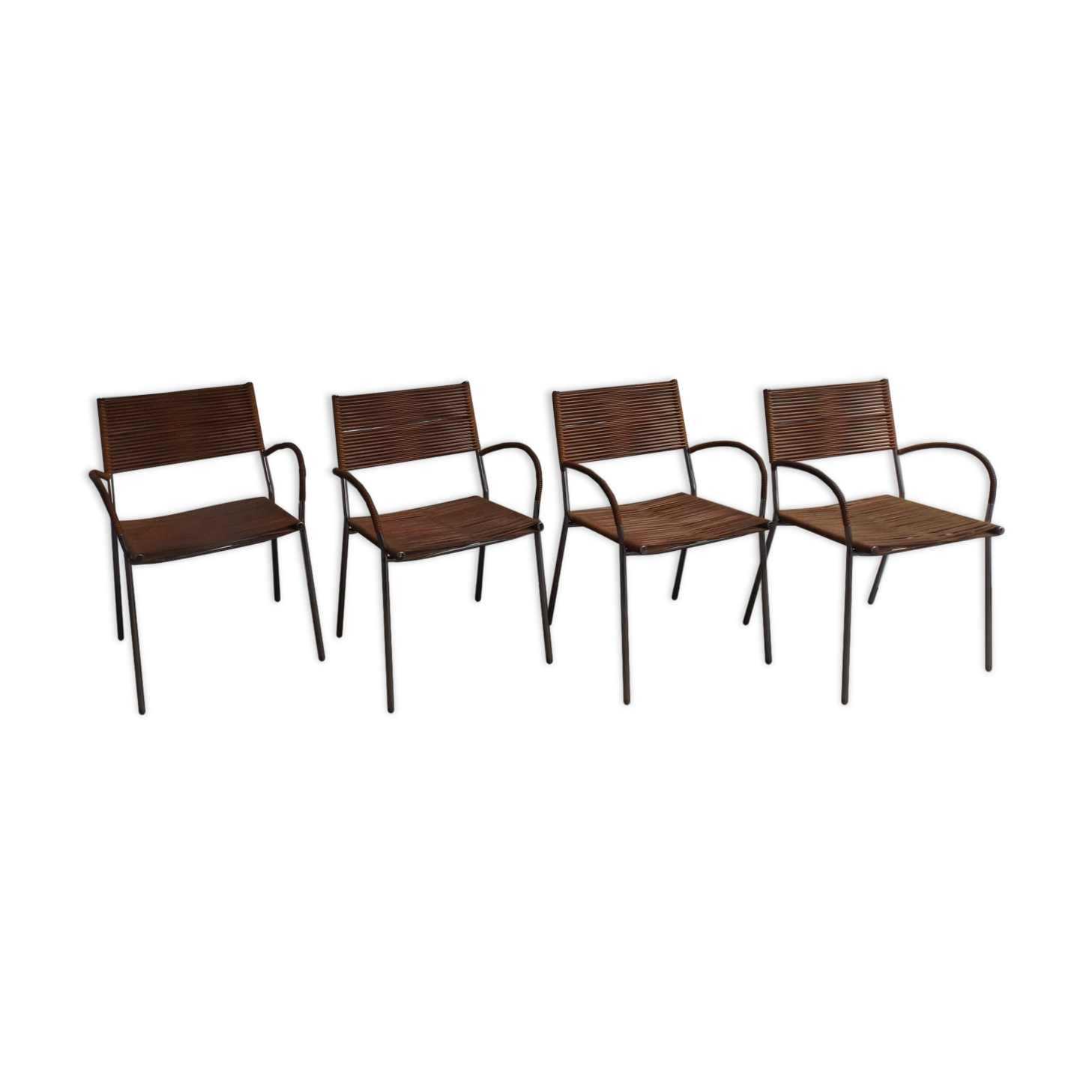 Set of 4 chairs by Tito Agnoli