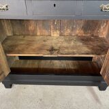 Vaisselier early XX th black patina