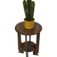 Table d'appoint Art Déco petite en chêne design minimaliste