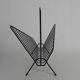 Metal magazine rack, newspaper rack, 1950s
