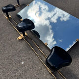 Wall-mounted coat rack mirror from the 1960s.