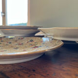 Floral pattern dessert plates