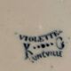 6 KG Luneville flat plates, Violettes model