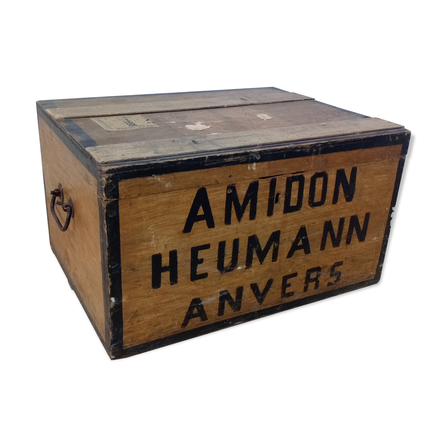 Old container of starch