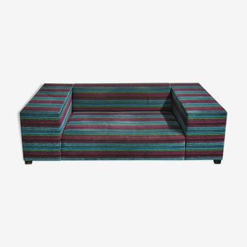 Contemporary 2-seater fabric sofa, Designers Guild