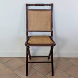 Set of 5 caned chairs
